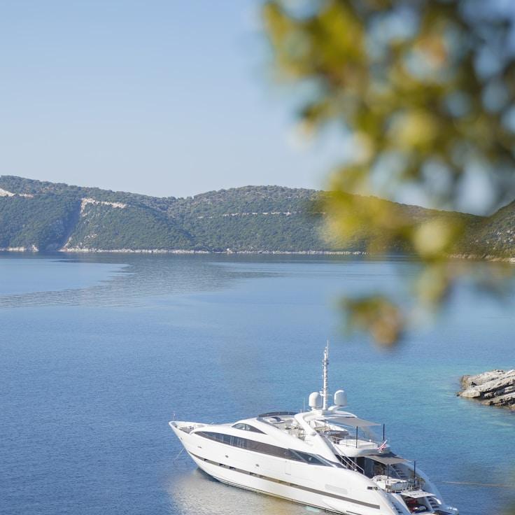 Yacht lifestyle scene